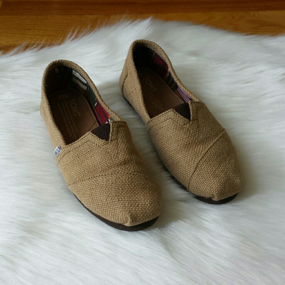 TOMS Natural Burlap Classic Shoe